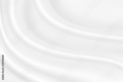 White fabric texture background. / Soft image.