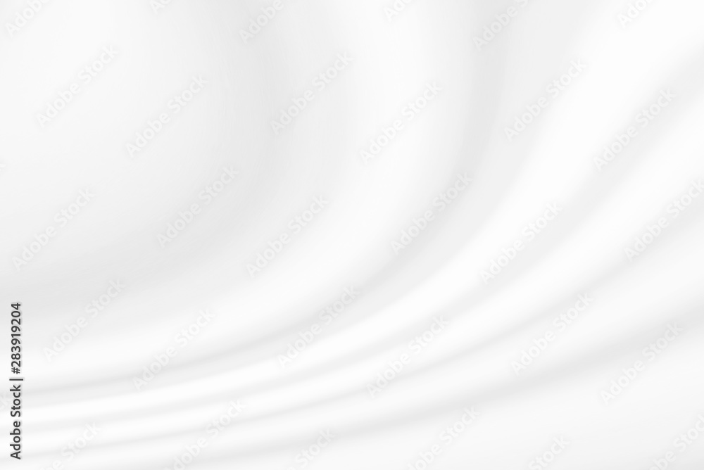 White fabric, cloth wave texture background, Empty space. / Soft image. White fabric, cloth wave texture background, Empty space. / Soft image.