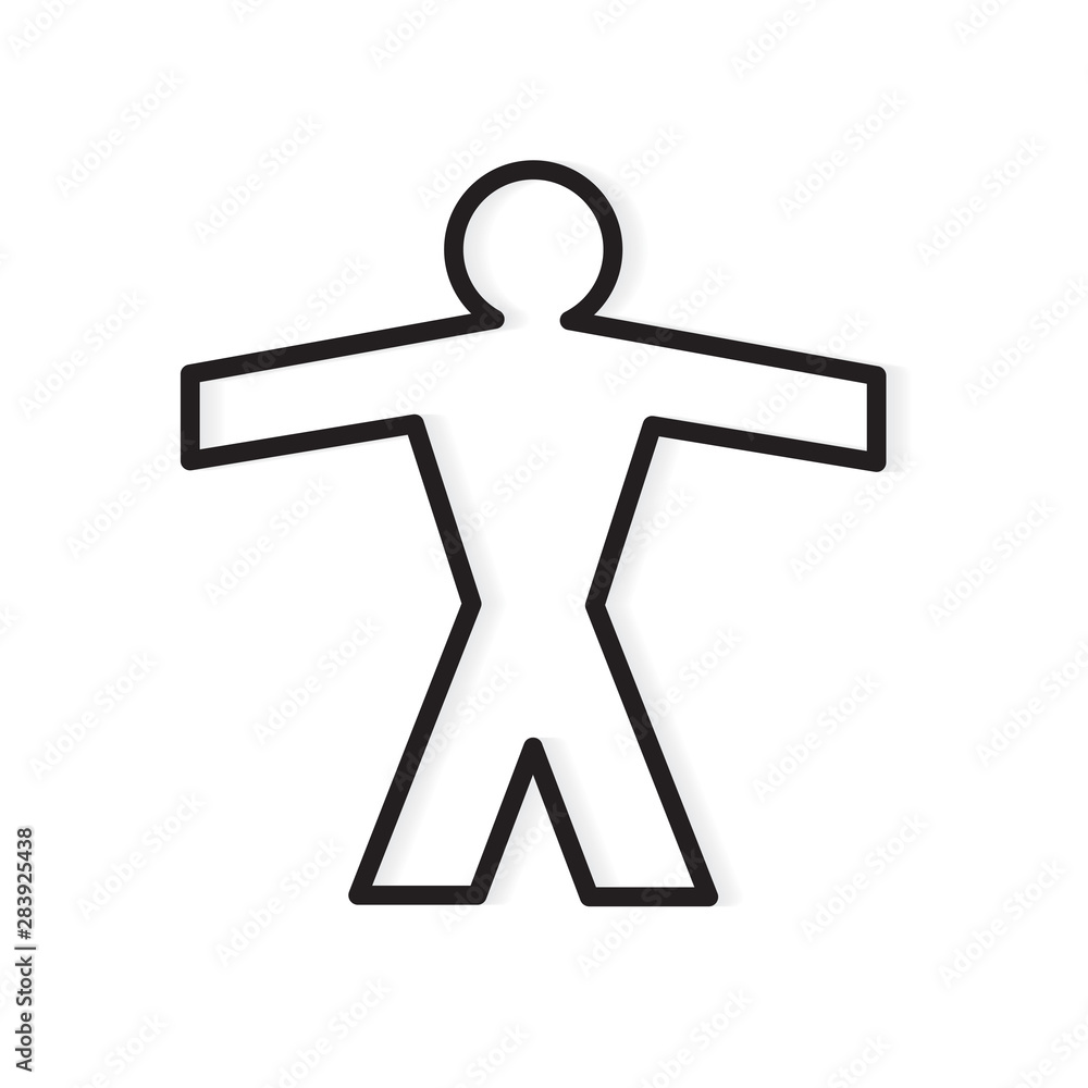 person silhouette icon- vector illustration person silhouette icon- vector illustration