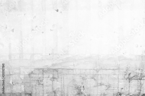 White Grunge Foam Board Texture Background. © mesamong