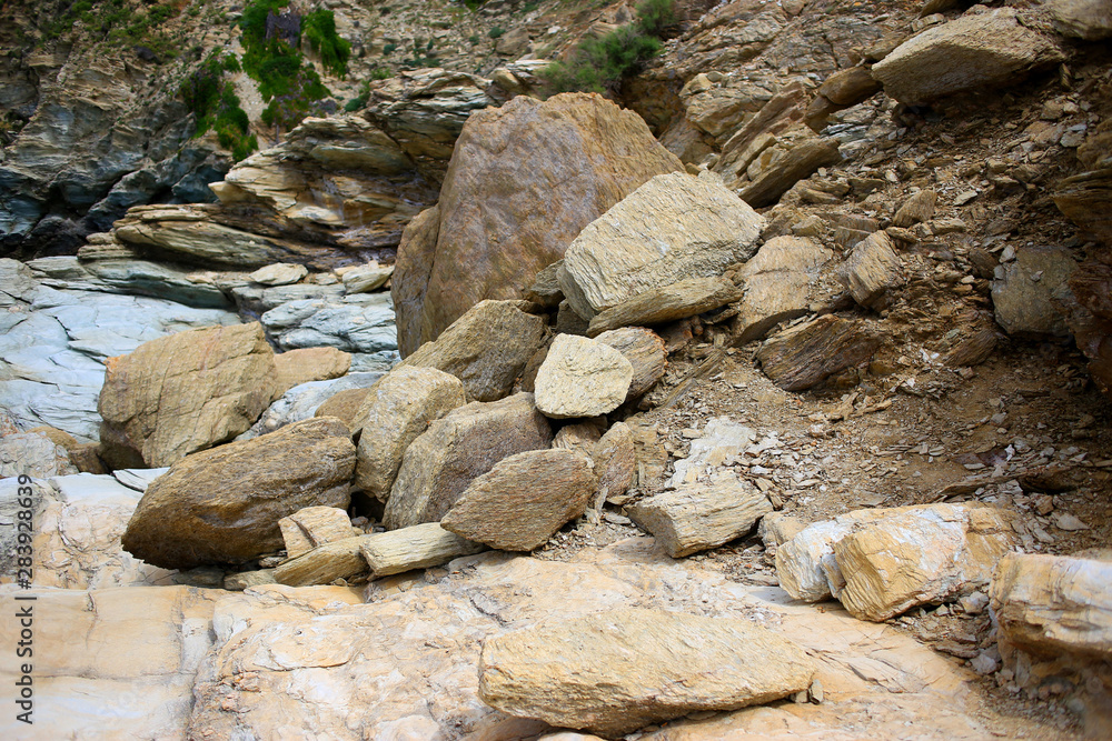 Background texture of rough cliff rock wall Background texture of rough cliff rock wall