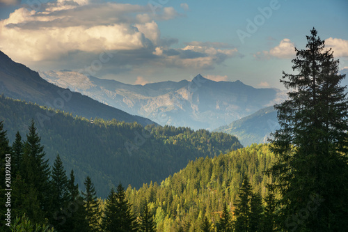 Beautiful dramatic French Alps 