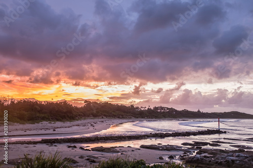 Currarong Beach and Sunset,  NSW Australia 2016 © Keith Dowling