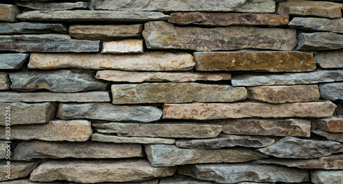 Stone wall surface background, texture