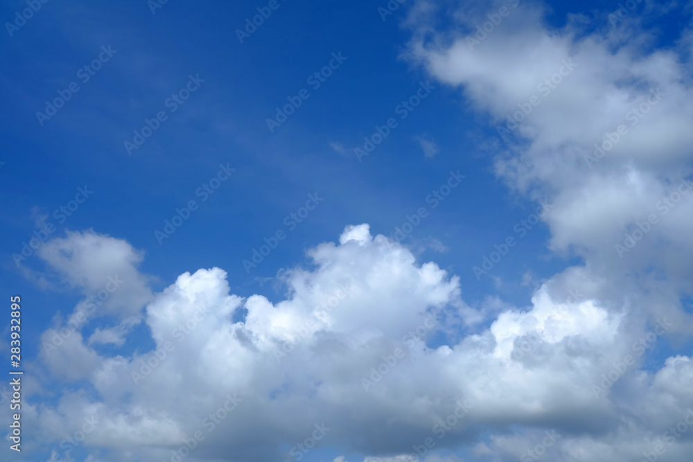 White Clouds with Beautiful Blue Sky Background. White Clouds with Beautiful Blue Sky Background.