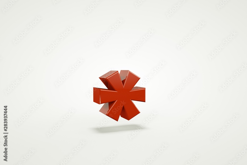 punctuation marks. with background, 3d image punctuation marks. with background, 3d image