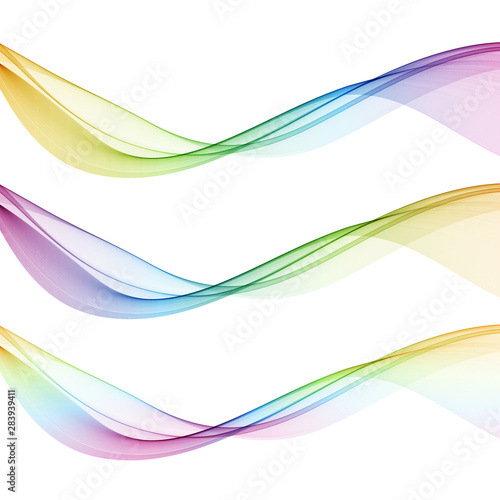 Green blue speed abstract lines flow minimalistic fresh swoosh seasonal spring wave transition divider editable template. Vector illustration