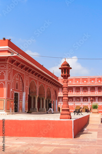 Jaipur,India,9,2007;Jaipur Palace is a place of exaltation of the splendorous past of the pink city