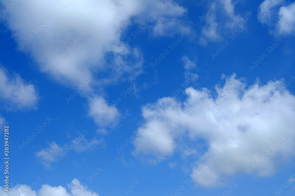 White Clouds with Beautiful Blue Sky Background. White Clouds with Beautiful Blue Sky Background.
