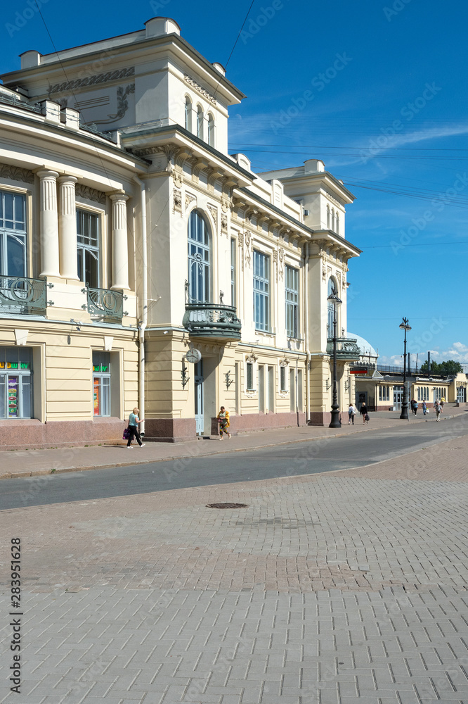 Witebsker Bahnhof, Jugendstil, Sankt Petersburg, Russland
