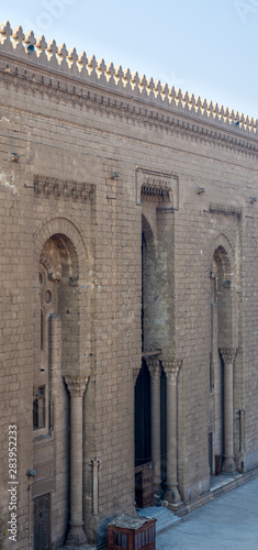 Side facade of Al Rifai historical mosque, Cairo, Egypt photo