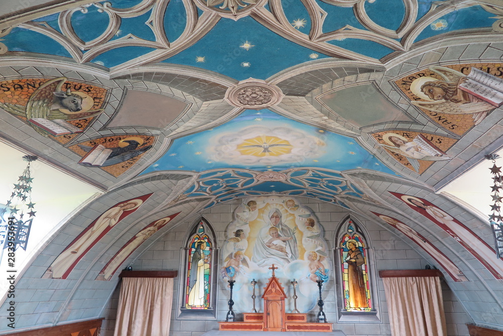 Italienische Kapelle auf der schottischen Insel Lamb Holm, Orkney