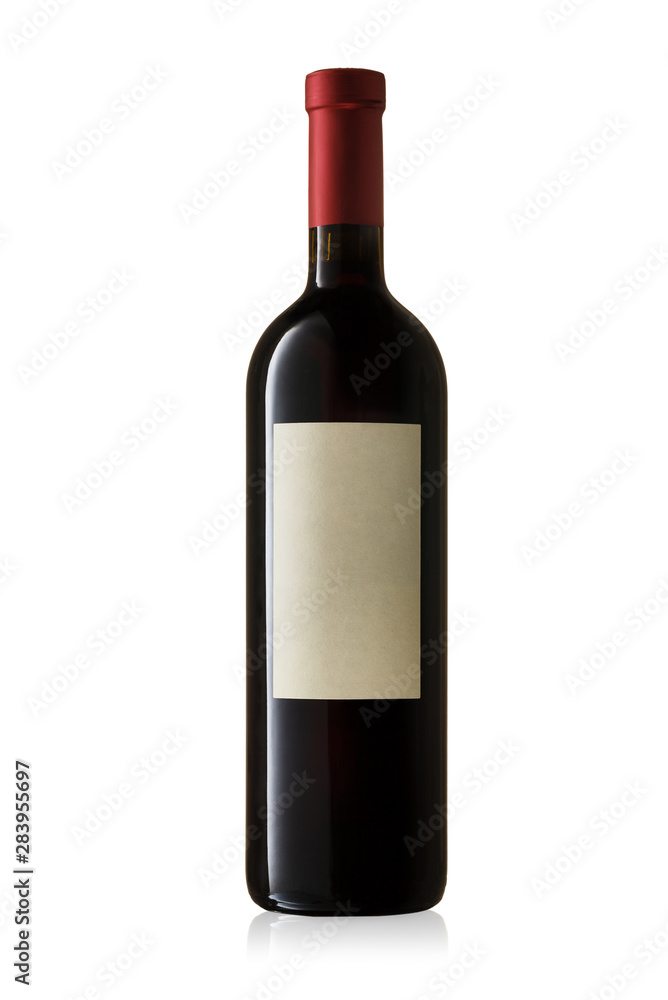 Bottle of red Wine. Bottle of red Wine.