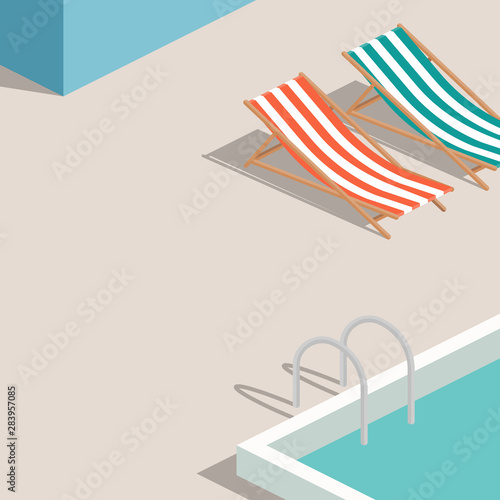 Image of swimming pool background