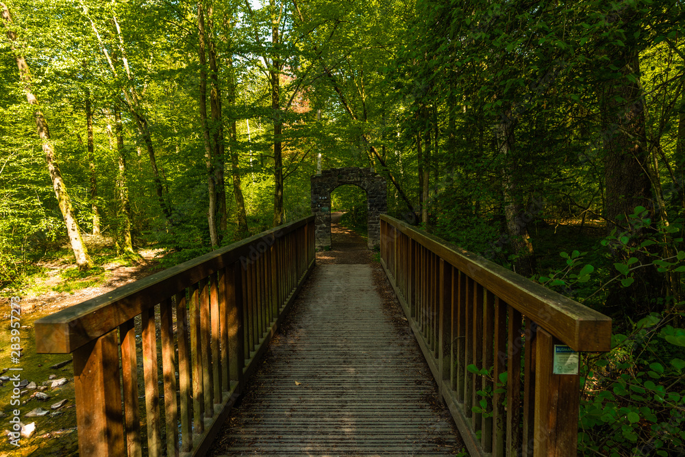 Wanderweg Brücke an der Dhünn