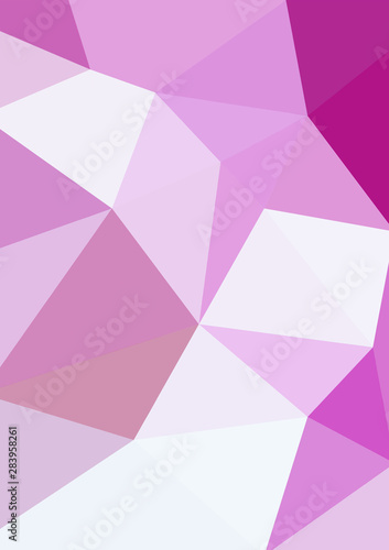 white and purple polygon geometrical abstract background