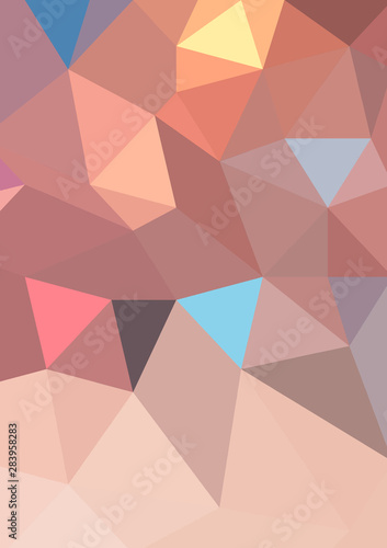 brown polygon geometrical abstract background