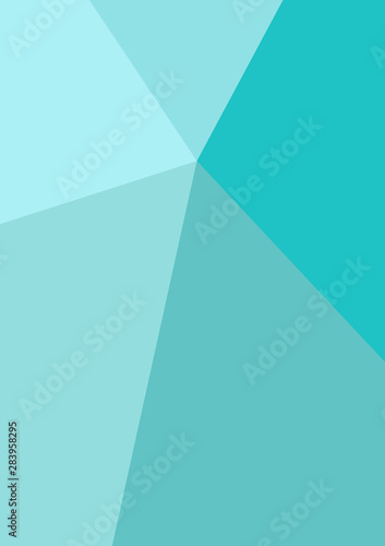 light blue polygon geometrical abstract background