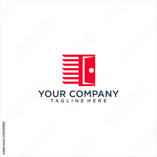 windows coverings logo vector abstract graphic