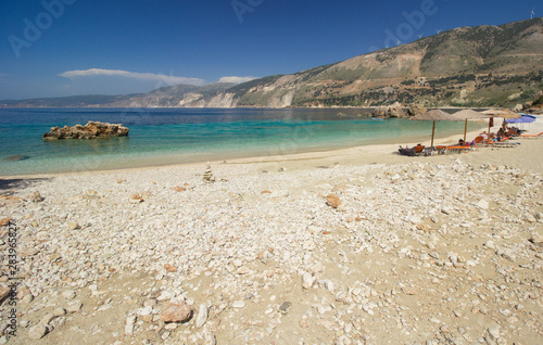 Vouti beach  Kefalonia island  Greece