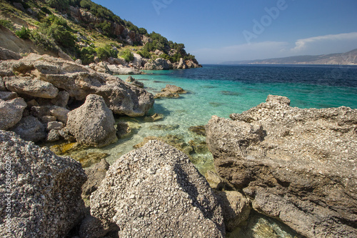 Vouti beach, Kefalonia island, Greece