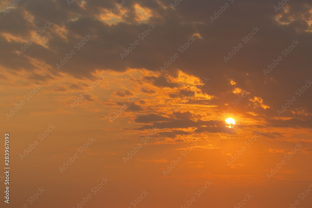 Dramatic Sky background on sunset. Nature composition. Africa, Namibia