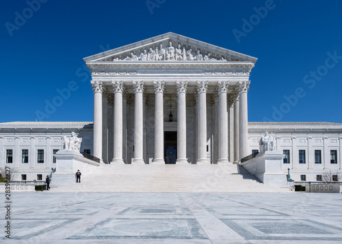 Front Facade of US Supreme Court