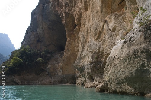 water cliff rock