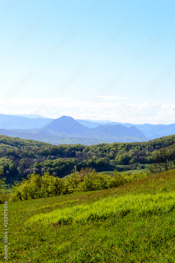 Apennines mountain landscape seen from the Apennines mountain landscape seen from the