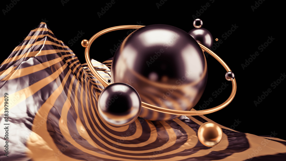 Obraz premium Abstract 3d background. 3d illustration, 3d rendering.