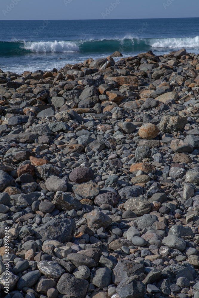 Gran Canaria Spain Maspalomas beach ocean rocks
