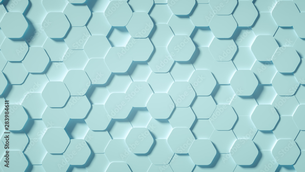 Geometry hexagon background. 3d illustration, 3d rendering. Geometry hexagon background. 3d illustration, 3d rendering.