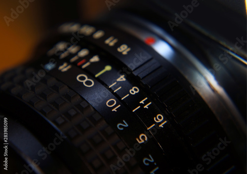 Objektiv Close Up alte Kamera