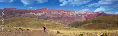 Foto Ante el Hornocal paisaje Jujeño