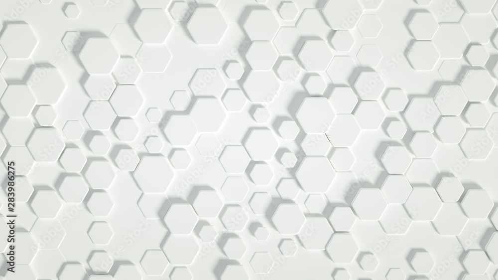 Geometry hexagon background. 3d illustration, 3d rendering. Geometry hexagon background. 3d illustration, 3d rendering.