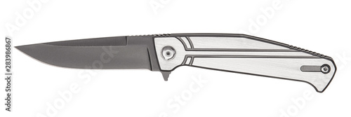 Penknife isolate on white background.