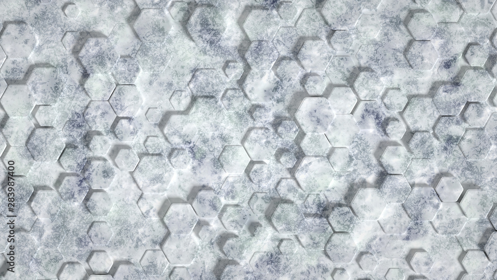 Geometry hexagon background. 3d illustration, 3d rendering. Geometry hexagon background. 3d illustration, 3d rendering.