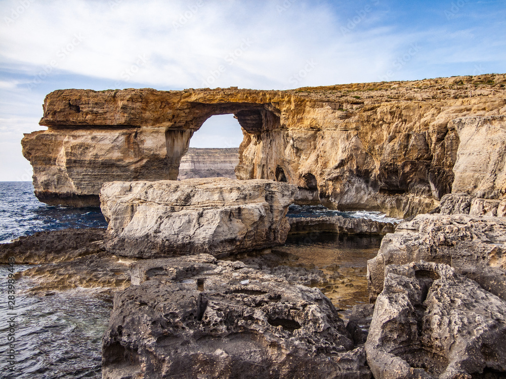 Famous Azure Window of Gozo Malta