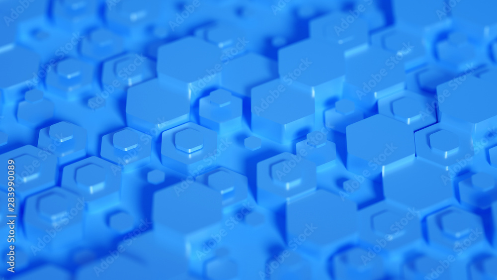 Geometry hexagon background. 3d illustration, 3d rendering. Geometry hexagon background. 3d illustration, 3d rendering.