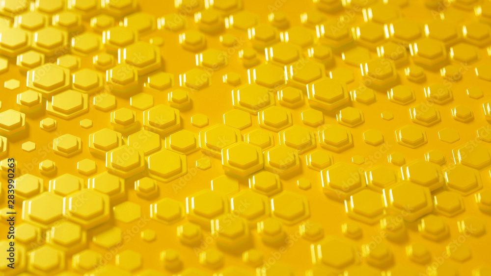 Geometry hexagon background. 3d illustration, 3d rendering. Geometry hexagon background. 3d illustration, 3d rendering.