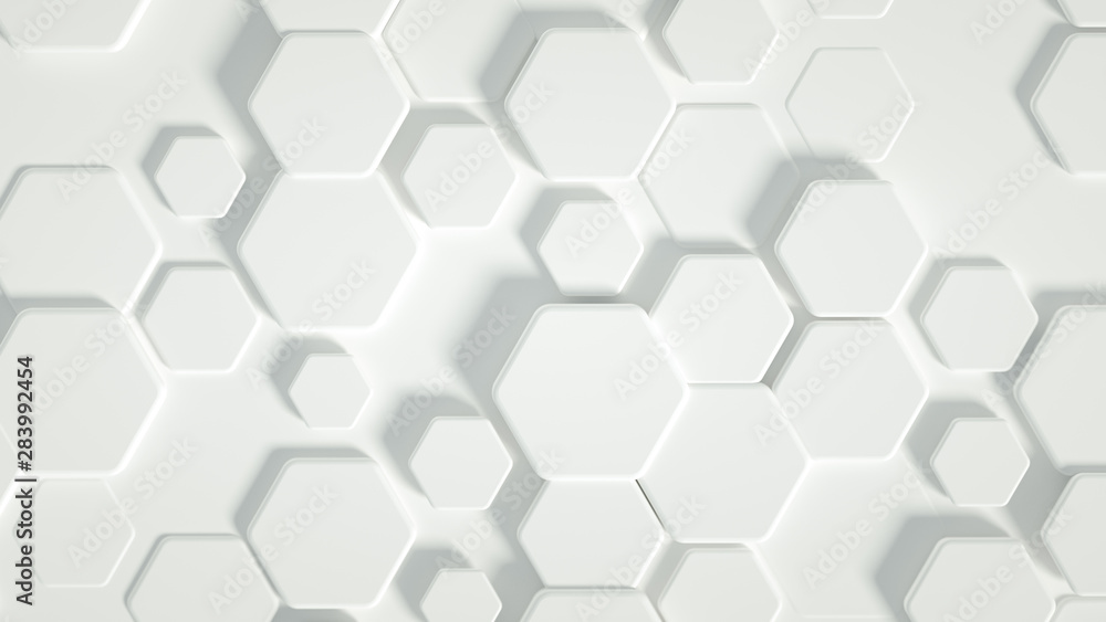 Geometry hexagon background. 3d illustration, 3d rendering. Geometry hexagon background. 3d illustration, 3d rendering.