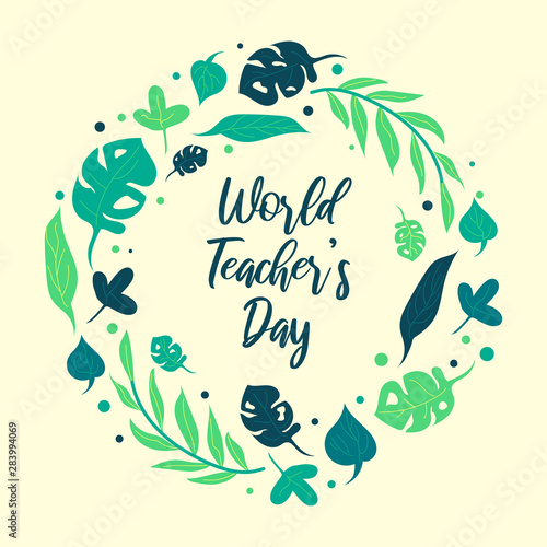 Illustration for World Teacher's Day