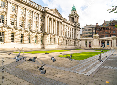 Donegall Square in Belfast, Northern Ireland