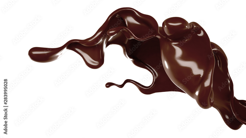 Splash of fluid. 3d illustration, 3d rendering. Splash of fluid. 3d illustration, 3d rendering.
