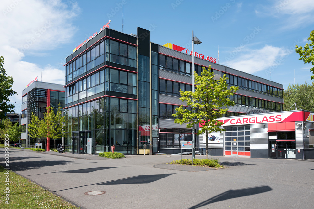 COLOGNE, GERMANY - April 30, 2017: Carglass GmbH headquarters in