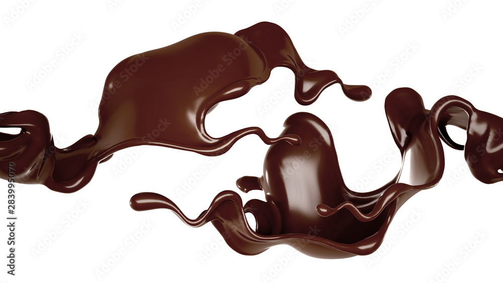 Splash of fluid. 3d illustration, 3d rendering. Splash of fluid. 3d illustration, 3d rendering.