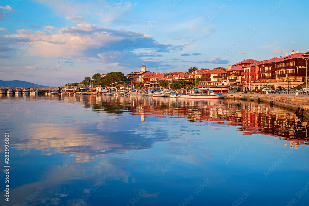 Nessebar old town an hour before sunset 1