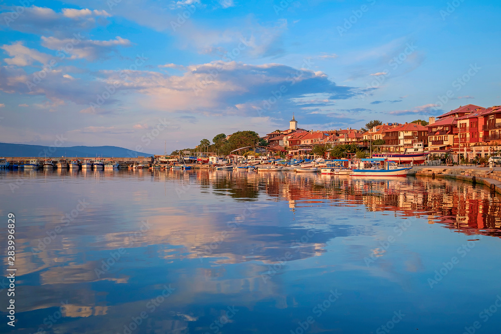 Nessebar old town an hour before sunset 3
