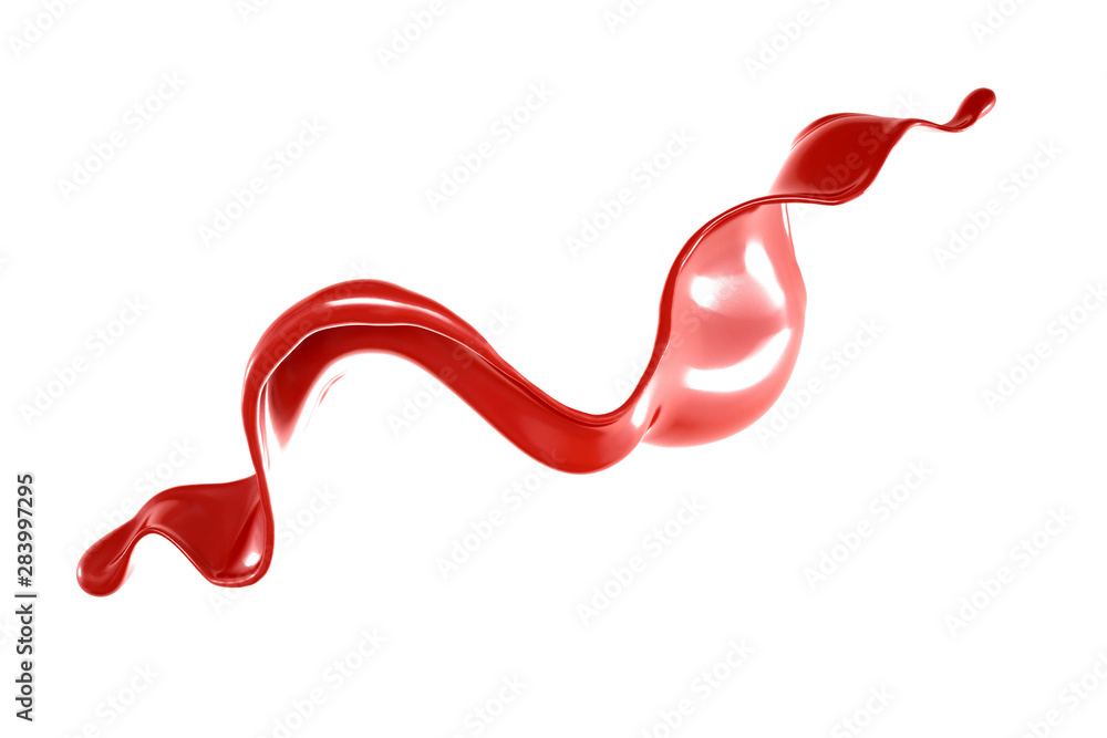 Splash of fluid. 3d illustration, 3d rendering. Splash of fluid. 3d illustration, 3d rendering.