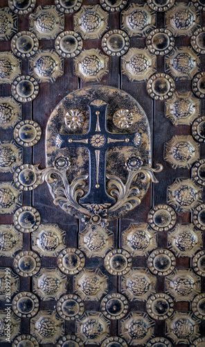 Old door leading to the monastery texture 1 © Denis Martynov